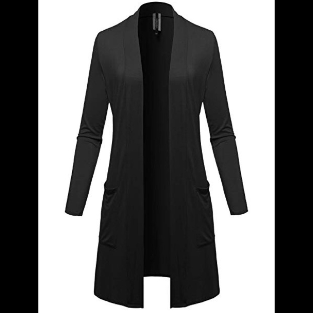 MBJ women’s long sleeve open front long Cardigan
